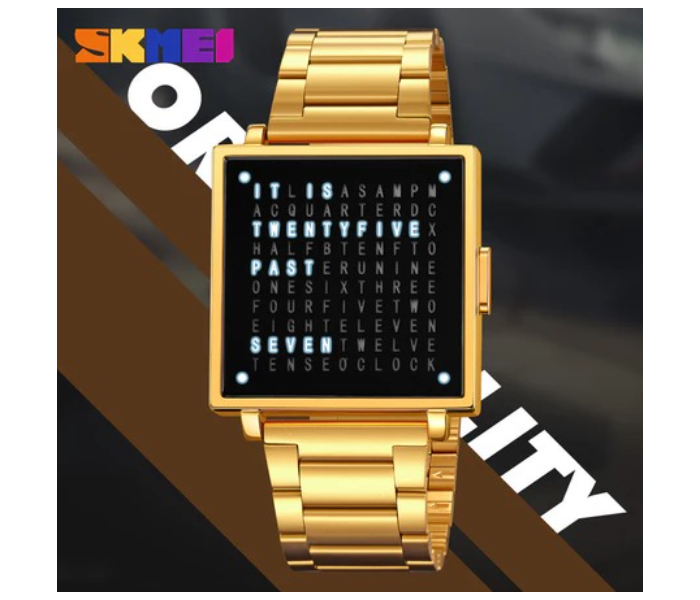 New Design Mens Square LED Digital Watch SKM2388 - TUZZUT Qatar Online Shopping