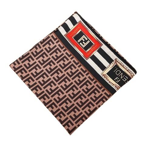 Jewelry Square FF Pattern Scarf FF4747