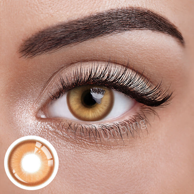 Unibling Magic Pop Yellow Contact Lenses for Eyes (1 Pair)