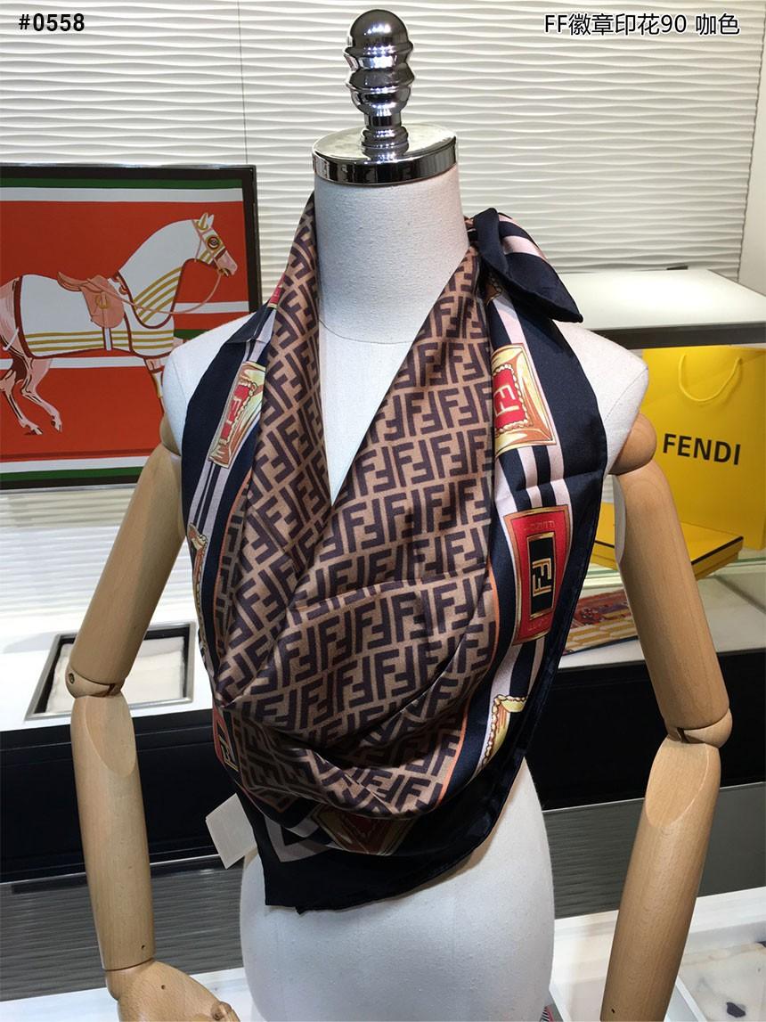 Jewelry Square FF Pattern Scarf FF4747 Jewelry Square FF Pattern Scarf FF4747