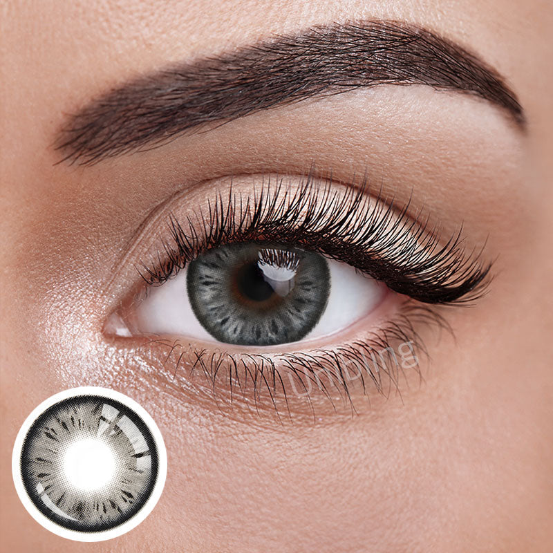 Unibling Jasmine Black Contact Lenses for Eyes (1 Pair) Unibling Jasmine Black Contact Lenses for Eyes (1 Pair)