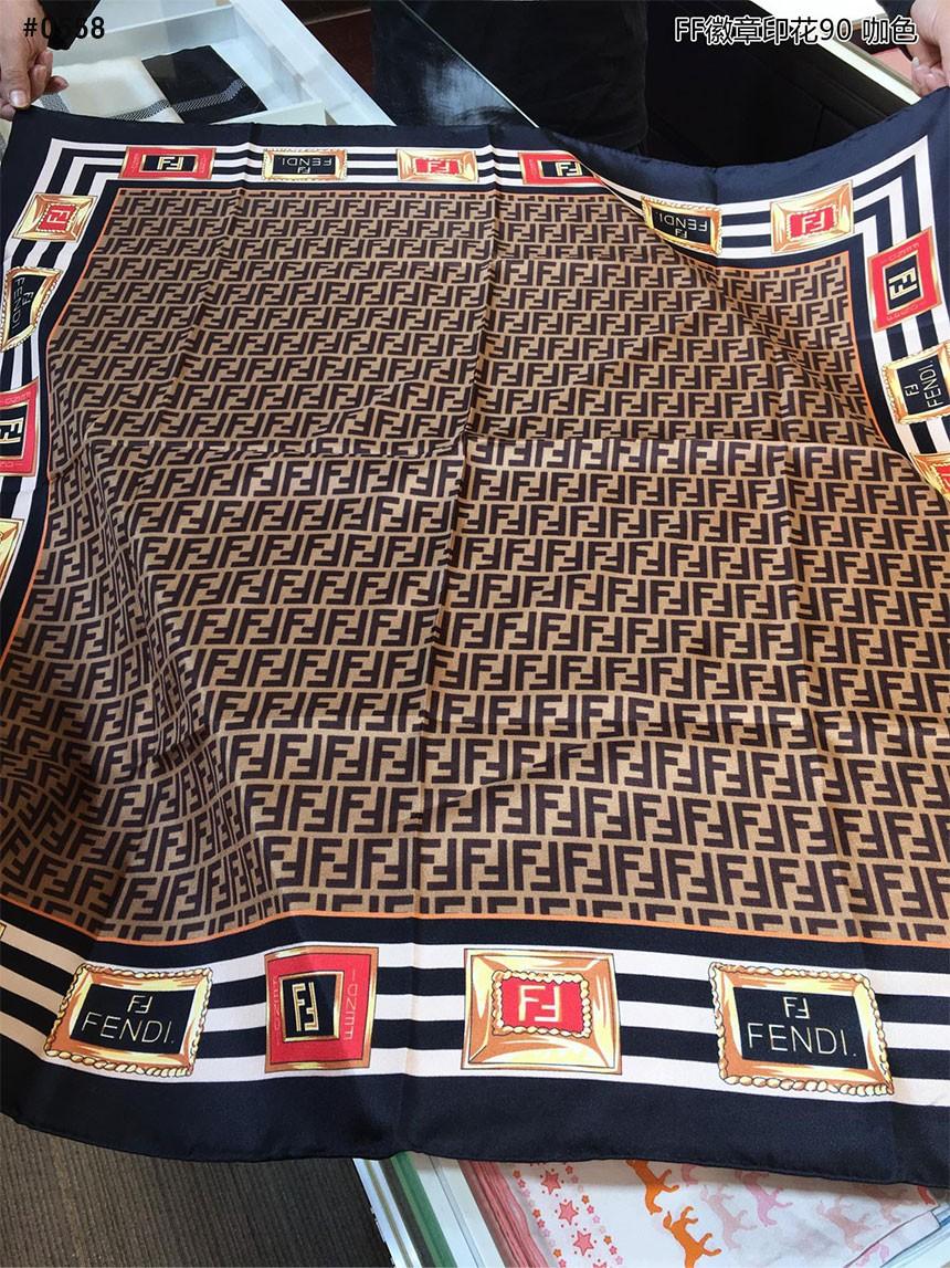 Jewelry Square FF Pattern Scarf FF4747 Jewelry Square FF Pattern Scarf FF4747