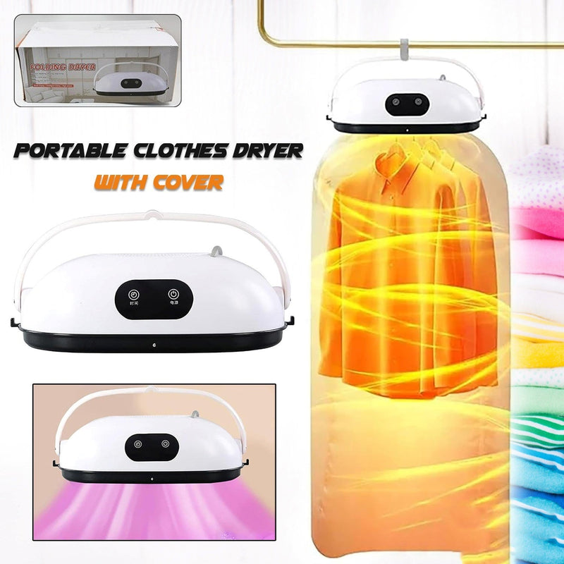 Portable Clothes Folding Dryer - Intelligent Timing Portable Quick Dryer  AM-400