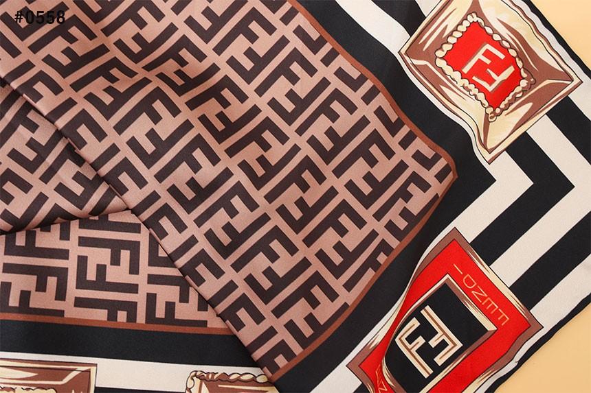 Jewelry Square FF Pattern Scarf FF4747 Jewelry Square FF Pattern Scarf FF4747