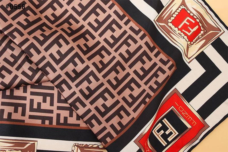 Jewelry Square FF Pattern Scarf FF4747 - TUZZUT Qatar Online Shopping