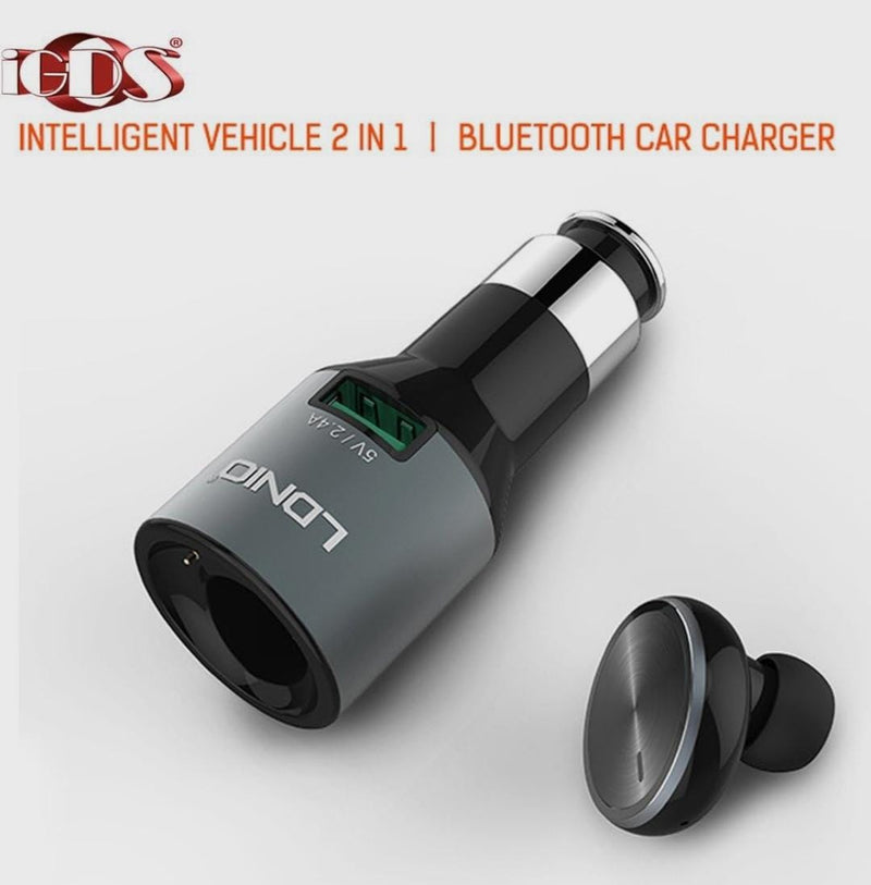 Mono Bluetooth Headset Car Charger   CM20 - TUZZUT Qatar Online Shopping