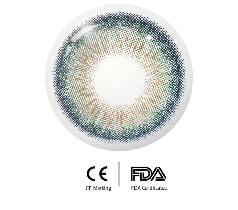 Unibling Galaxy Blue Contact Lenses for Eyes (1 Pair) - TUZZUT Qatar Online Shopping