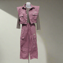 Child Outfit Girl Children Sets T-shirt+Vest+Pant 3 PCS S5035076 - TUZZUT Qatar Online Shopping