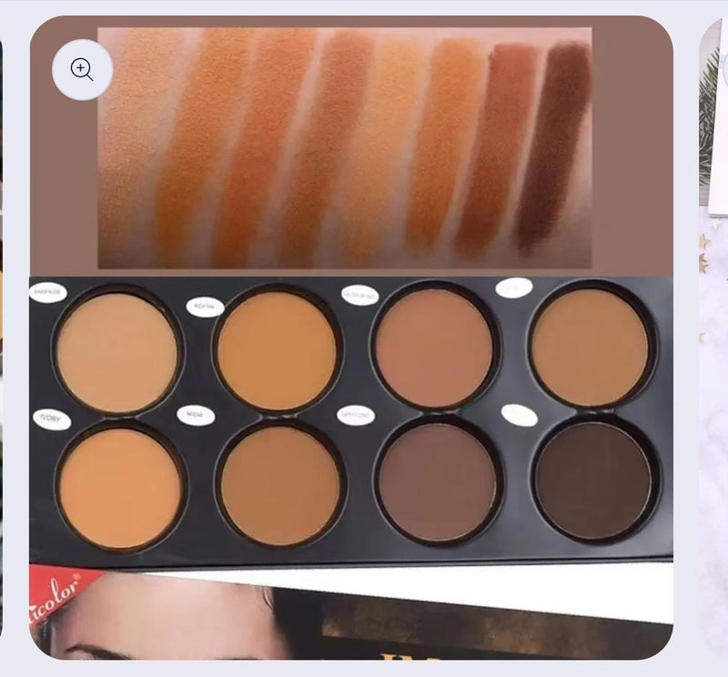 Kiko 12 Colors Makeup Contour Palette