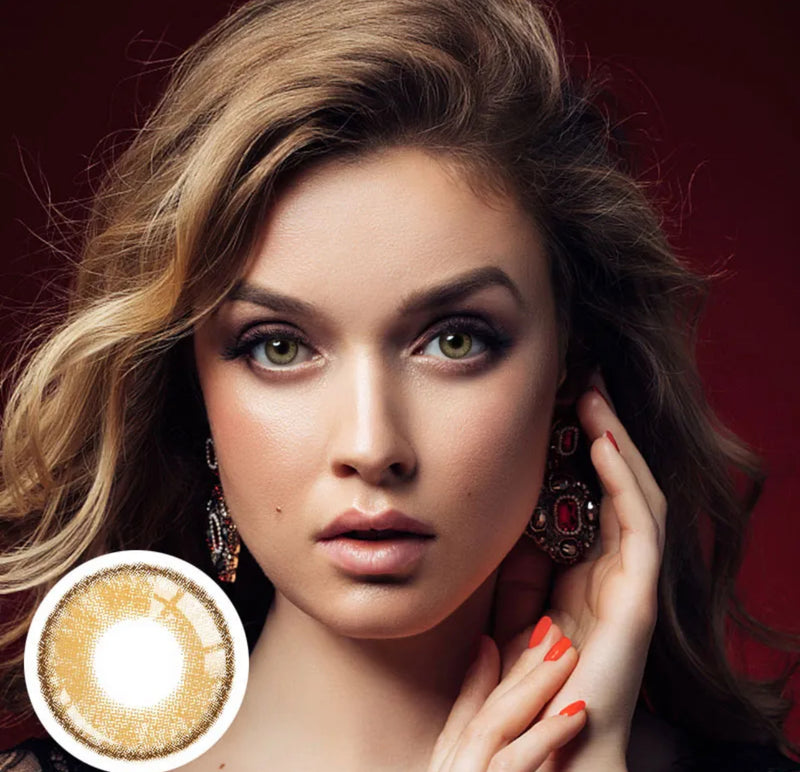 Unibling Dubai Brown Contact Lenses for Eyes (1 Pair) - TUZZUT Qatar Online Shopping