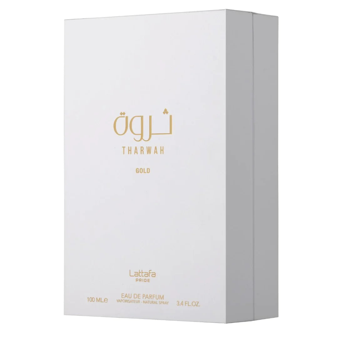 Tharwah Gold EDP Perfume - 100ml (3.4 Oz) By Lattafa Pride Tharwah Gold EDP Perfume - 100ml (3.4 Oz) By Lattafa Pride