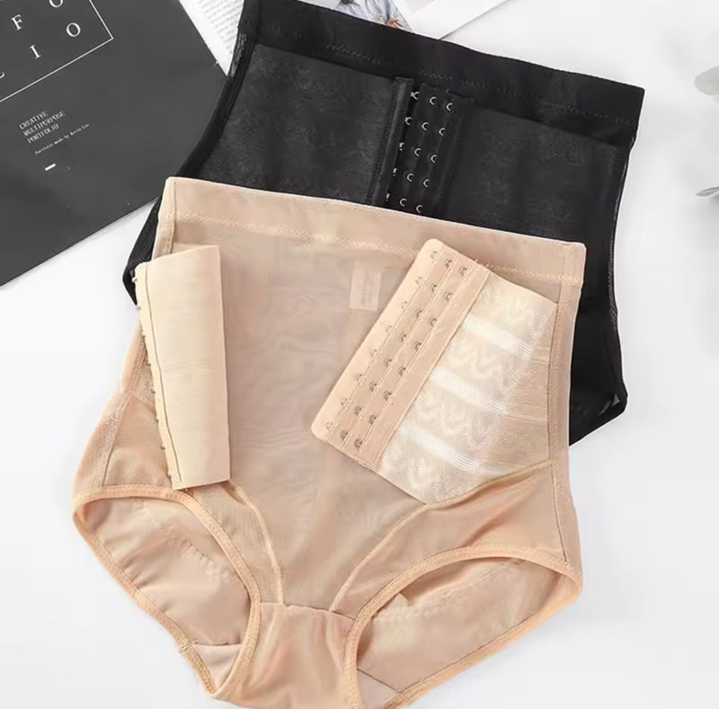High Waist Postpartum Body Shaper Shapewear Buckle Slimming Underpants Women 103765 - TUZZUT Qatar Online Shopping