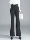 Wool-Blend Tweed Straight-Leg Pant 176886