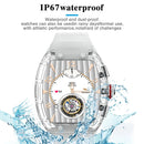 YD5 SMART WATCH Crystal Case Smart Watch YD5 NFC Functional Dynamic Dial - TUZZUT Qatar Online Shopping