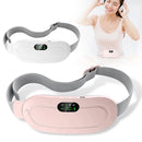Menstrual Heating Pad Smart Warm Palace Belt Periods Relief Waist Pain Cramps Vibrating Abdominal Massager Electric Waist Belt Device B-4582 - TUZZUT Qatar Online Shopping