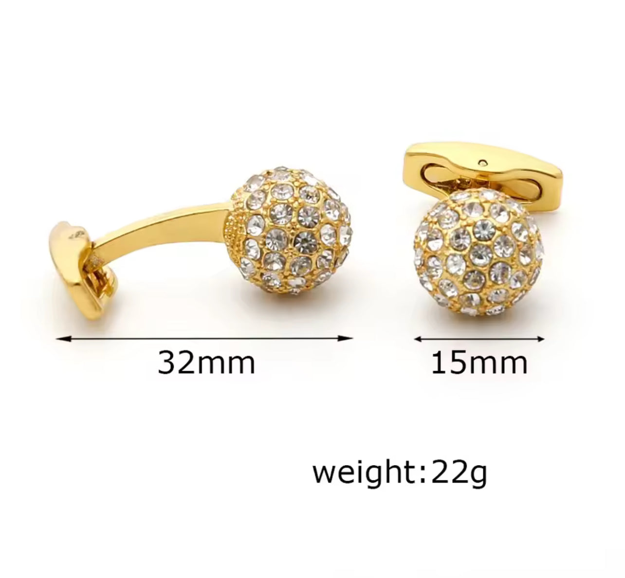 Luxury Set Spherical Cufflinks S4644448 Luxury Set Spherical Cufflinks S4644448