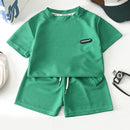 Toddler Boy Clothes Short Sleeve Solid T-shirt 1577731 - TUZZUT Qatar Online Shopping