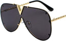 Trendy Sunglasses For Men Women V-Shaped S4520678 - TUZZUT Qatar Online Shopping