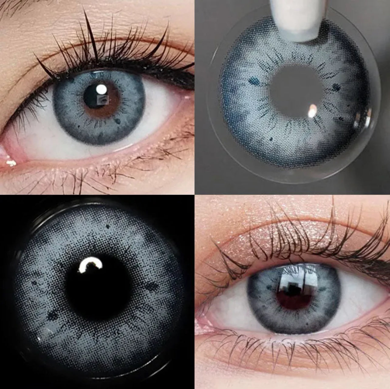 Unibling Iffy Blue Contact Lenses for Eyes (1 Pair) Unibling Iffy Blue Contact Lenses for Eyes (1 Pair)