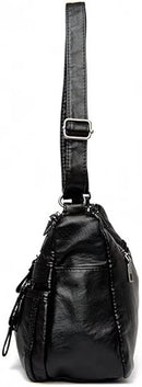 Leather Lightweight Crossbody Bag YS442 - TUZZUT Qatar Online Shopping