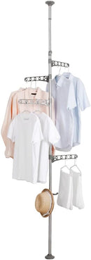 AIDESEN Adjustable Laundry Pole Corner Clothes Hanger ADS-1865 - Tuzzut.com Qatar Online Shopping