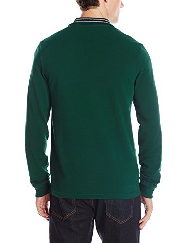 Fred Perry Men's Bomber Stripe Collar Pique Polo Shirt M7208 Fred Perry Men's Bomber Stripe Collar Pique Polo Shirt M7208