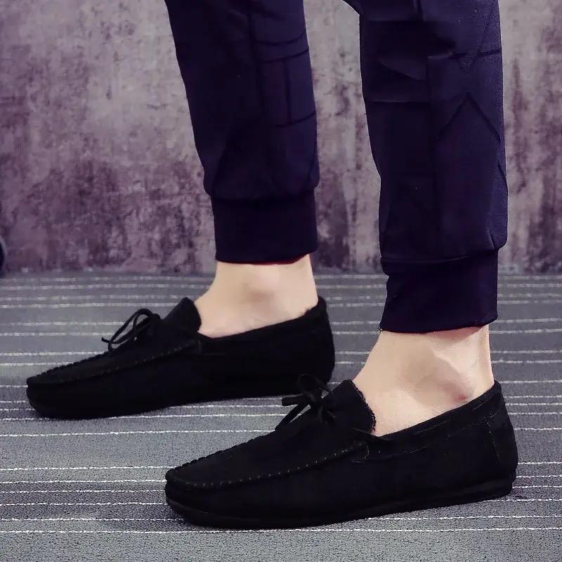 Para Hombres Men Shoe Slip-on Men Leather Casual Shoe 44 - Tuzzut.com Qatar Online Shopping
