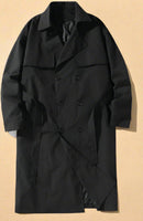 Winter Warm Cloak Trench Coat Men Windbreaker Trenchcoat Men Solid Business Casual Loose Long Coat M S152870 - Tuzzut.com Qatar Online Shopping