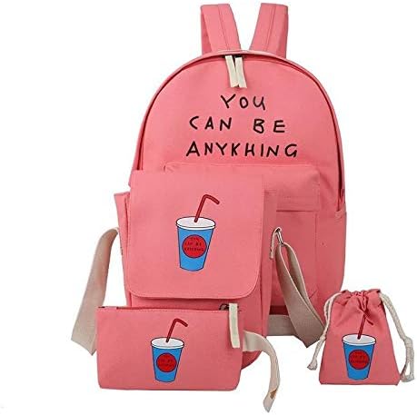 Cola School Backpack Bags 4 pieces Set SB8570 - TUZZUT Qatar Online Shopping