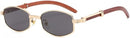 Classic Wooden Shades Sunglasses S4970 - TUZZUT Qatar Online Shopping