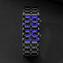Black Bracelet Digital Watch DW0085 - TUZZUT Qatar Online Shopping