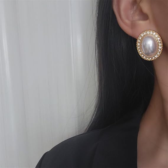 Aleasha White Pearl Necklaces Earrings Set AL88 Aleasha White Pearl Necklaces Earrings Set AL88