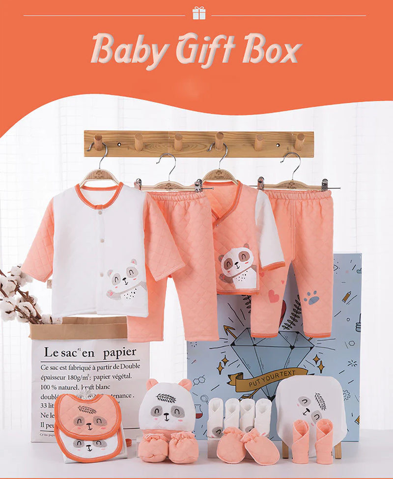 Banjvall 18 Pieces Born Baby Clothes Little Panda Sets - Tuzzut.com Qatar Online Shopping