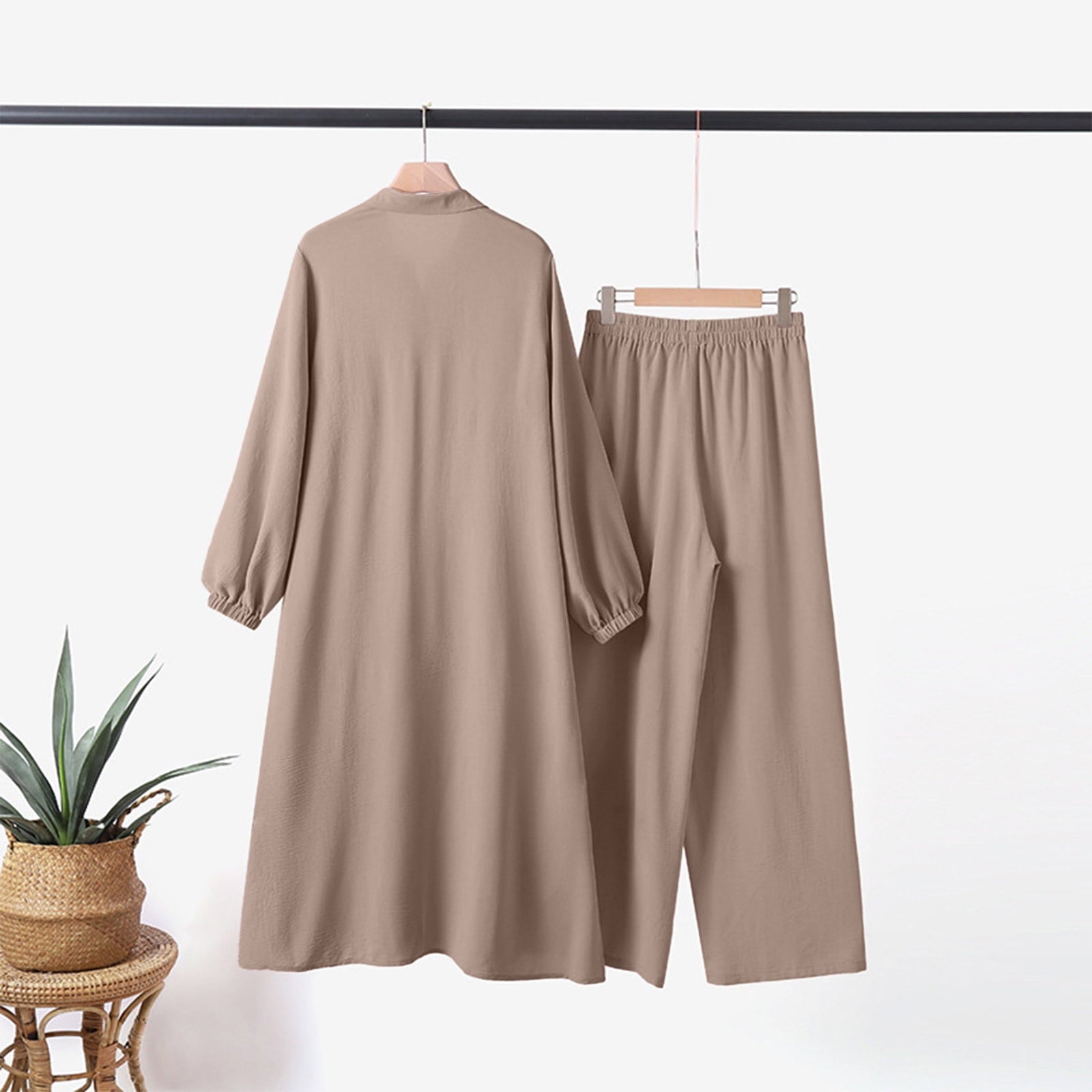 Women's Long Sleeve Shirt and Pants Casual Dress 0023340 Women's Long Sleeve Shirt and Pants Casual Dress 0023340