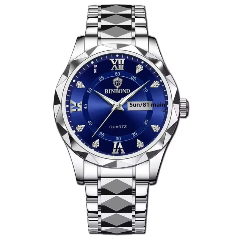 BINBOND Men's Quartz  Luxury Fashion Watch 540722 - TUZZUT Qatar Online Shopping