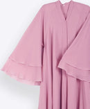 New Women's V-neck Large Size Dress High Waist Short Sleeve Slim Waist Summer Clothing Fashion - TUZZUT Qatar Online Shopping