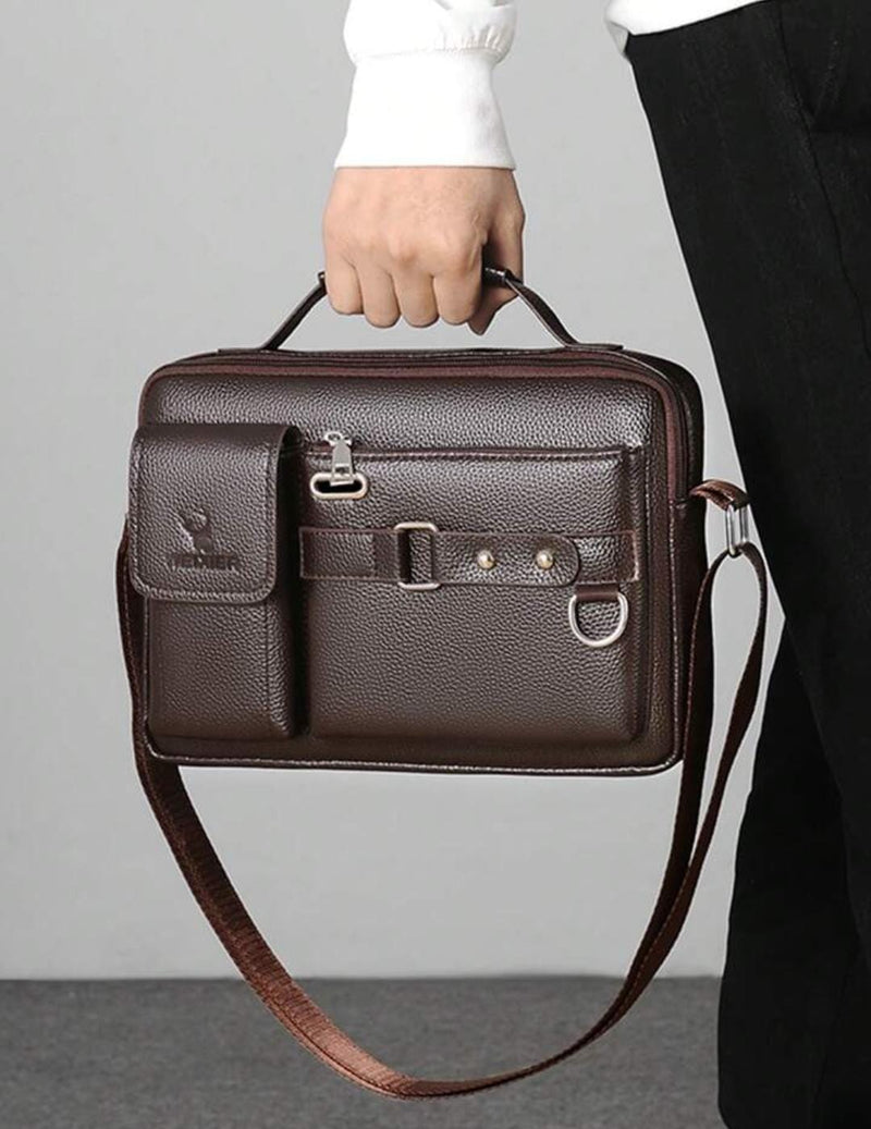 New  Luxury PU Leather  Mens Bag  -  B 188357