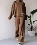 Women's Long Sleeve Casual Two Piece Outfit   B186072 - TUZZUT Qatar Online Shopping