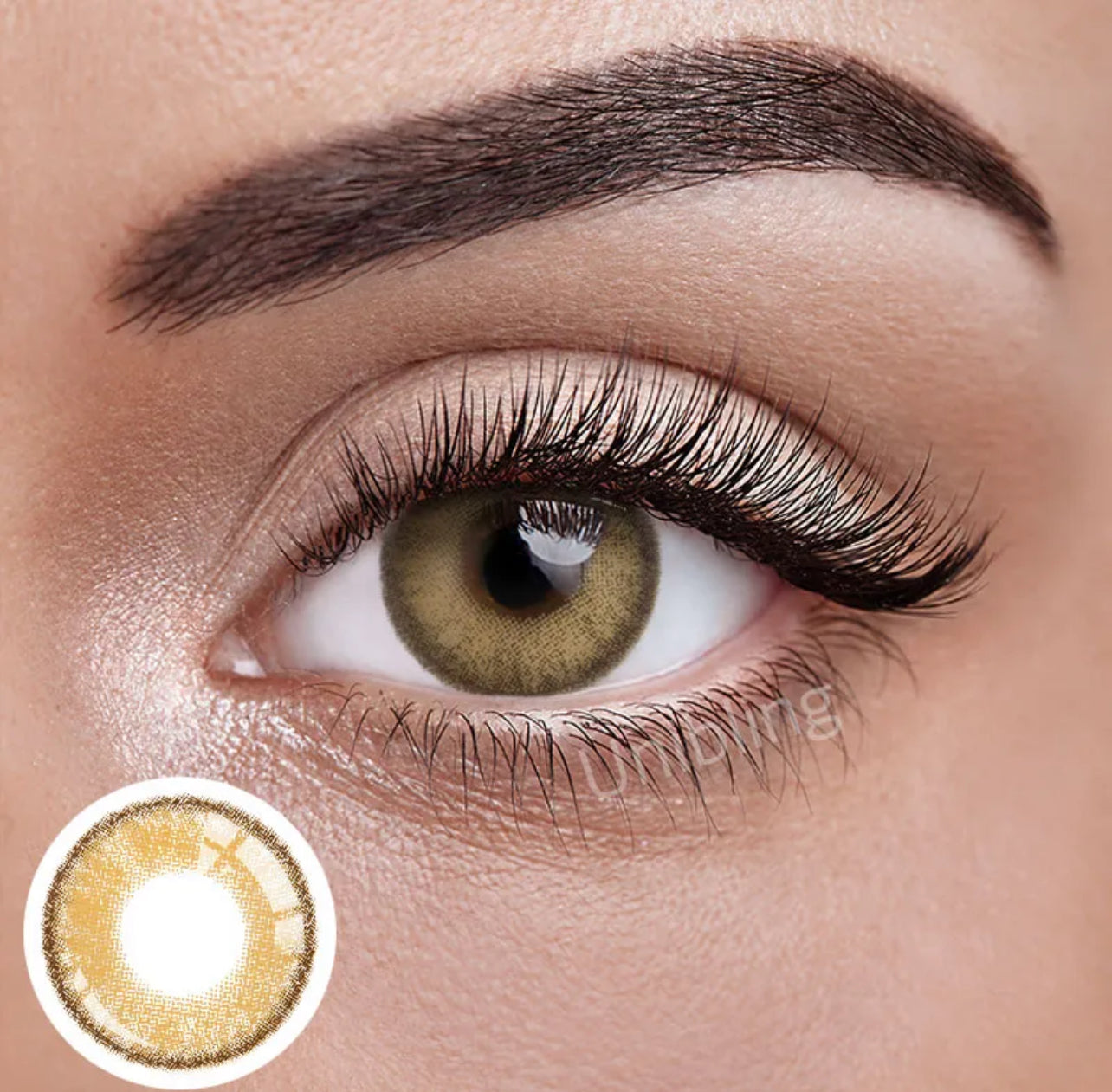 Unibling Dubai Brown Contact Lenses for Eyes (1 Pair) Unibling Dubai Brown Contact Lenses for Eyes (1 Pair)