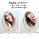 Vintage Makeup Mirror European Desktop Makeup Mirror  595012 - TUZZUT Qatar Online Shopping