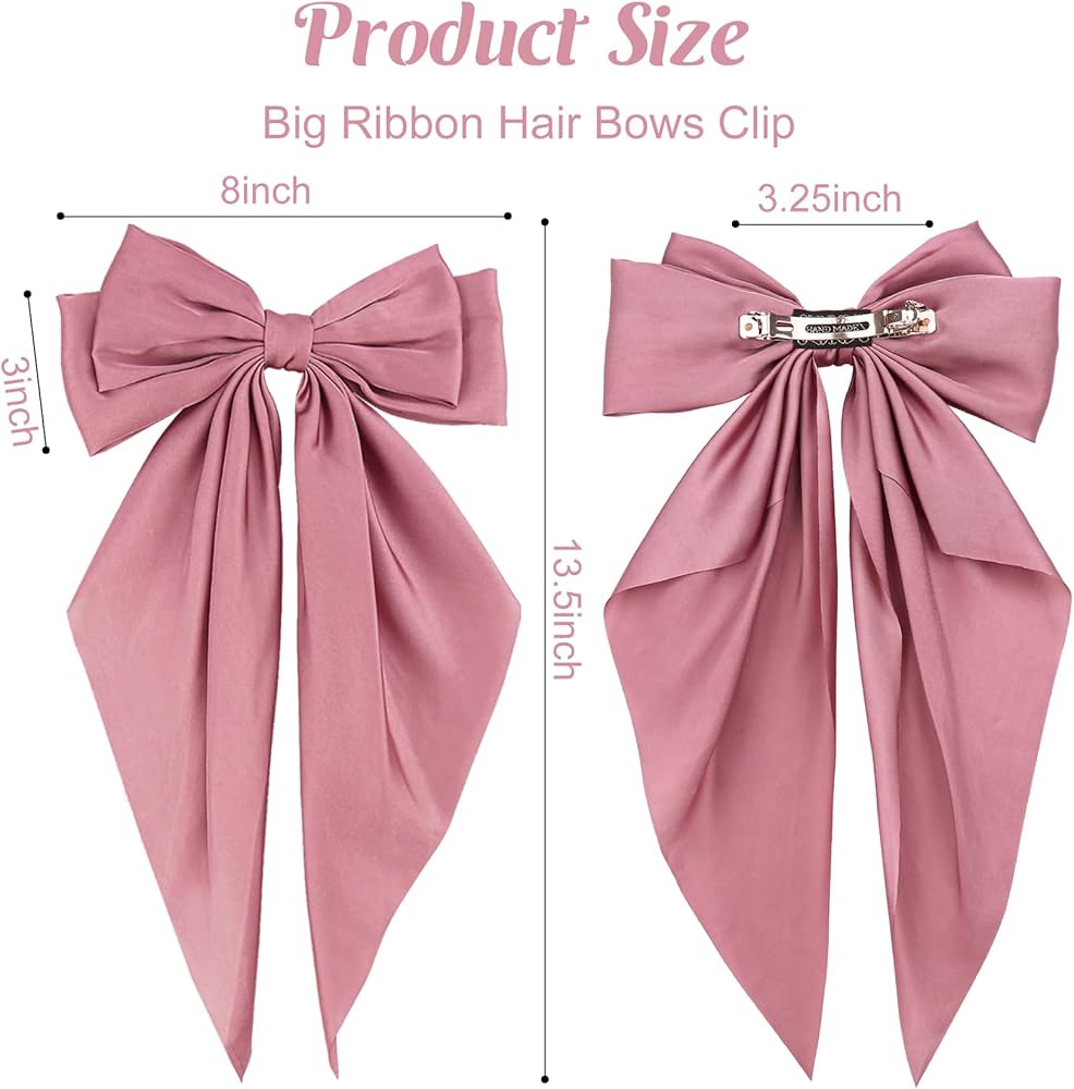 Ribbon Hairclip Vintage Satin Bow Bowknot Hairpin Women Hair Clip 273074 Ribbon Hairclip Vintage Satin Bow Bowknot Hairpin Women Hair Clip 273074