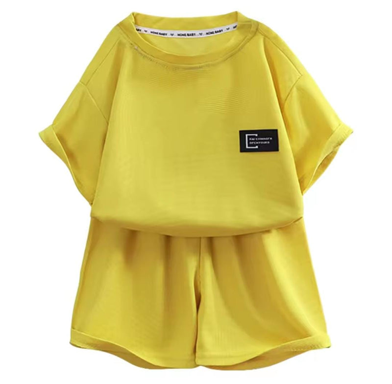 Kids Summer Short Sleeve Lightweight Casual Outfit   1670966 - TUZZUT Qatar Online Shopping