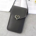 Simple New Hasp Cross Light Shoulder Bags Smartphone Leather Wallets