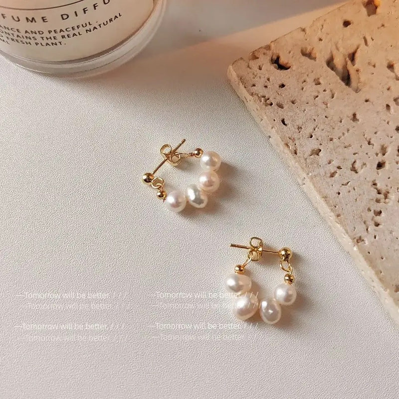 Simple Earrings High Sense Exquisite Ladies Fashion Jewelry Stud Earrings S4772831 - TUZZUT Qatar Online Shopping