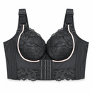 Women’s Floral Lace Longline Bra with Adjustable Straps B-312180