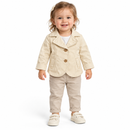 Baby Boy Cream Two-Button Blazer PYJ 214061 - Size 18–24 M