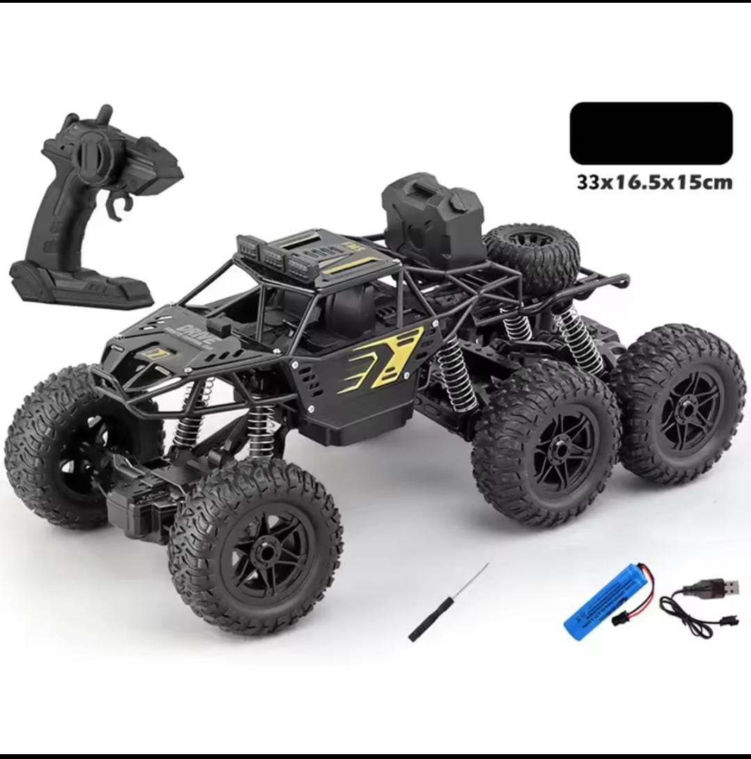 Six-wheel Drive Remote Control Alloy Drop-resistant Electric Toy Six-wheel Drive Remote Control Alloy Drop-resistant Electric Toy