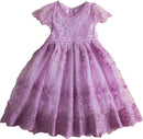 Children's Dress, Round Neck Dress, Kids' Short Sleeve Dress, Children's Dress Princess Long Dress, Cute, Party Dress   S2143634 - TUZZUT Qatar Online Shopping