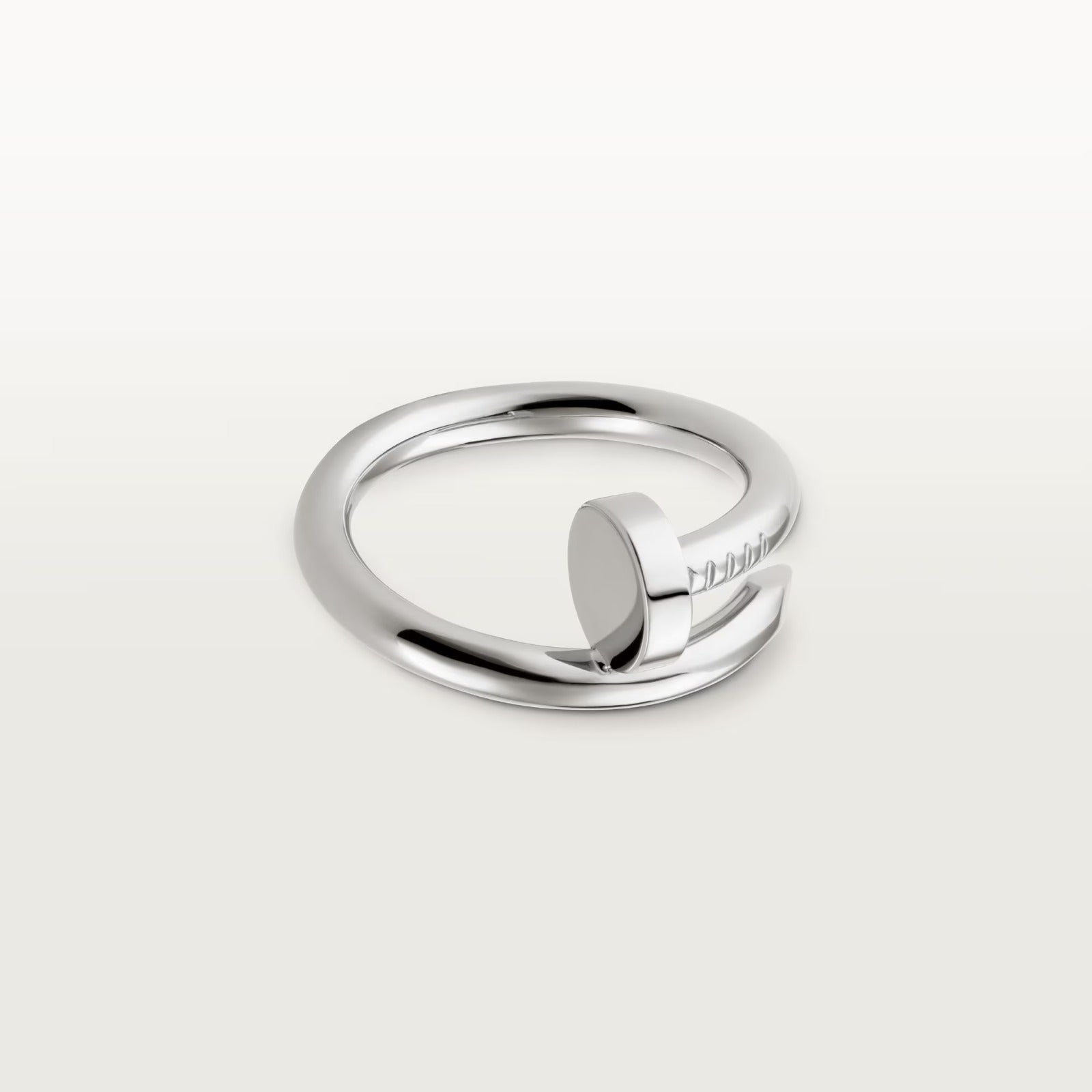 Nail Classic White Gold Finger Ring CR105 Nail Classic White Gold Finger Ring CR105