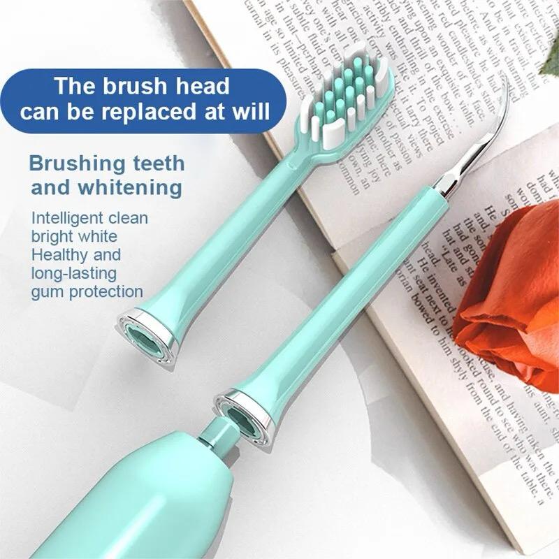 Ultrasonic Electric Toothbrushes Sonic Waterproof USB Charger Tooth Brushes - Tuzzut.com Qatar Online Shopping